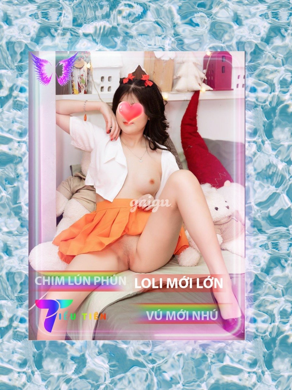 NGỌC NHI ❤️ BÉ GÁI XINH DA TRẮNG, LÚN PHÚN LÔNG, VÚ VỪA NHÚ